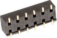 610010243021 Wurth Elektronik WR-PHD Series Vertical Surface Mount PCB Socket, 10-Contact, 2-Row, 2.54 Pitch, SMT Termination