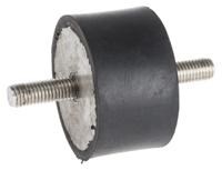 171-2586 RS PRO M10 Anti Vibration Mount, Male to Male Bobbin with 247.4kg Compression Load