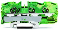 2010-1307 WAGO  TOPJOB S, 2010 Series Green/Yellow, 10mm², Single-Level, Push-In Cage Clamp Termination, ATEX, IECEx