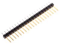 tsw-120-07-l-s Samtec TSW Series Straight Through Hole Pin Header, 20 Contact(s), 2.54 mm Pitch, 1 Row, Unshrouded