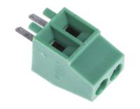 790-1098 RS PRO PCB Terminal Block, 2-Contact, 2.54mm Pitch, Through Hole Mount, 1-Row, Screw Termination