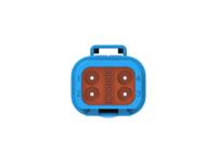dt04-4p-tn07 TE Connectivity, DT04-4P Automotive Connector Plug Blue Cable 4 Way, Cable Termination DT04-4P-TN07