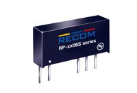 rp-0506s Recom RP DC-DC Converter, 6V dc/ 167mA Output, 4.5 → 5.5 V dc Input, 1W, Through Hole, +80°C Max Temp -40°C Min