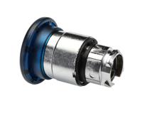 zb4bw463 Schneider Electric Harmony XB4 Series Blue Illuminated Spring Return Push Button Head, 22mm Cutout, IP66, IP67, IP69K