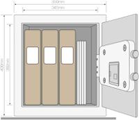 ysem400eg1 Yale 35.5L Safe Safe