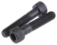 529-898 RS PRO Black, Self-Colour Steel Hex Socket Cap Screw, DIN 912, M12 x 60mm