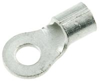 34119 TE Connectivity, SOLISTRAND Uninsulated Ring Terminal, 2.84mm Stud Size, 1mm² to 2.6mm² Wire Size