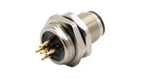 rnd-205-01182 RND Connector, 5 Contacts, Panel, M12 Connector, Plug, Male, IP67, RND 205 Series