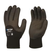 sky081 Skytec SKY Black Soft Thermal Lining, 13 Gauge Nylon Nylon Work Gloves, Size 7/S, Polyvinyl Chloride Coating