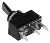c1710hoaac Arcolectric (Bulgin) Ltd Toggle Switch, Panel Mount, (On)-(On), SPDT, Tab Terminal, 250V ac