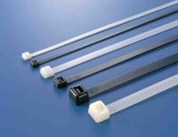 111-60560-lk5-pa66w-bk HellermannTyton Cable Tie, Inside Serrated, 535mm x 13.2 mm, Black Polyamide 6.6 (PA66), Pk-50