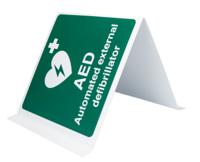 146-388 RS PRO Polypropylene Green, White First Aid Sign, H200mm W400mm