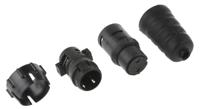 en3c2fx Switchcraft Circular Connector, 2 Contacts, Cable, Standard Connector, Socket, Female, IP68, IP69K, EN3 Series