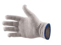 g600-10 Reldeen Blue, White 45% Cotton, 55% Polyester Work Gloves, Size 10