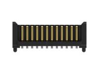 254168-e ERNI 254168 Series Vertical Surface PCB Header, 12 Contact(s), 0.8 mm Pitch, 1 Row, Shrouded