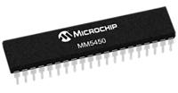 mm5450yn Microchip MM5450YN PDIP Display Driver, 34 Segment, 40 Pin, 2.8 → 16 V