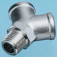 0911-00-17 Legris 0911 Series Y Threaded Adaptor, R 3/8 Male to G 3/8 Female, Threaded Connection Style