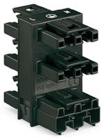 770-608 WAGO 770 Series Lighting Connector, 3-Pole, Female, 5-Way, Flush Mount, 25A