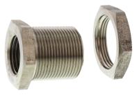 1817-00-21 Legris Stainless Steel Pipe Fitting, Straight Hexagon Bulkhead Adapter, Female G 1/2in
