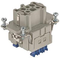09330062748 HARTING Heavy Duty Power Connector Insert, 16A, Female, Han ES Press Series, 6 Contacts