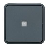 wna002 Hager Grey Rocker Light Switch, 1 Gang, WNA