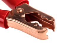 010031 Mueller Electric Crocodile Clip, Copper-Plated Steel Contact, 200A, Black/Red