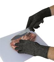 bsk08 Polyco Healthline BladeShades Black Dyneema Work Gloves, Size 8