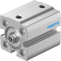 adn-s-16-10-i-p-a Festo Pneumatic Compact Cylinder - 8076404 16 mm Bore, 10 mm ADN-S-16-10-I-P-A Series, Double Acting Acting