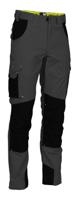 1204-g-38 Nine worths ADAM Unisex's Black, Grey 2% Anti-Static Fibre, 33% Cotton, 65% Polyester, Size 38 Waist Size 78 cm W
