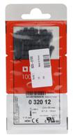 0-320-12 Legrand Cable Tie, 95mm x 2.4 mm, Black Nylon, Pk-100