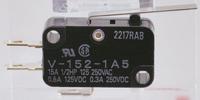 vx-52-1c23 Omron Hinge Lever Micro Switch, Tab Terminal, 5 A @ 250 V ac, SPDT, IP40