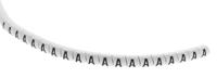 901-10401 HellermannTyton Helagrip Slide On Cable Marker, Black on White, Pre-printed "A", 1 → 3mm Cable,
