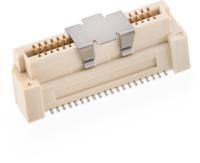 658807713040 Wurth Elektronik WR-BTB Series Vertical PCB Socket, 40-Contact, 1-Row, 0.8mm Pitch