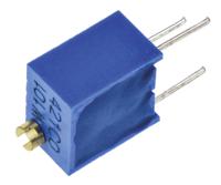 3266w-1-101lf 100Ω, Through Hole Trimmer Potentiometer 0.25W Top Adjust Bourns, 3266