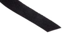 890-4187 RS PRO Black Hook & Loop Tape, 20mm x 10m