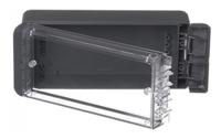 96024124-b-180806-pc-v0-g-7024 Bopla Bocube Series Graphite Grey Polycarbonate V0 Enclosure, IP66, IP68, IK07, Transparent Lid, 191 x 80 x 60mm