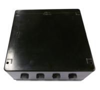 cep252512pa CE-TEK CEP Series Black Polyester Junction Box, IP66, ATEX, 250 x 120 x 255mm
