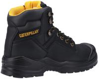 p724913 CAT P724913 Black Steel Toe Capped Unisex Safety Boots, UK 9, EU 43