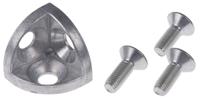 3842519321 Bosch Rexroth S12 Corner Bracket, Connecting Component, Strut Profile 45 mm, Groove Size 10mm