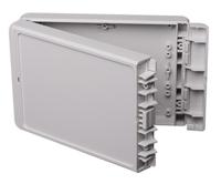 96034245-b-181304-abs-7035 Bopla Bocube Series Light Grey ABS Enclosure, IP66, IP68, Light Grey Lid, 191 x 125 x 40mm