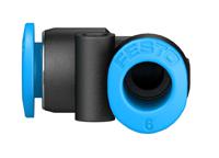 qsml-6 Festo QSL Series Elbow Tube-toTube Adaptor, Push In 6 mm to Push In 6 mm, Tube-to-Tube Connection Style, 153345