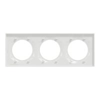 s520706 Schneider Electric White 3 Gang Cover