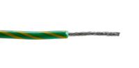 3077-gy005 Alpha Wire Hook-up Wire PVC Series Green/Yellow 1.3 mm² Hook Up Wire, 16 AWG, 26/0.25 mm, 30m, PVC Insulation, 3077