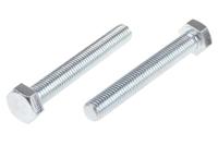 917-3019 RS PRO Bright Zinc Plated Steel, Hex Bolt, M14 x 100mm