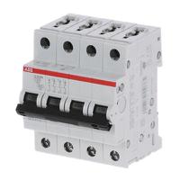 2cds274001r0204-s204m-c-20a-15-ka ABB System Pro M Compact S200M MCB, 4P, 20A Curve C, 125V AC, 440V DC, 25 kA Breaking Capacity