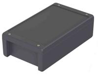 00166334 Bopla Bocube Alu Series Graphite Grey Aluminium General Purpose Enclosure, IP66, IP68, IP69, IK09, Graphite Grey Lid,