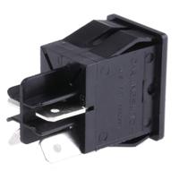 621-159190enxrs Carlingswitch DPST, On-Off Rocker Switch Panel Mount