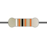 mfr50sfte52-9k1 Yageo 9.1kΩ Metal Film Fixed Resistor 0.5W ±1% MFR50SFTE52-9K1