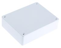 1591ggy Hammond 1591 Series Grey Flame Retardant ABS Enclosure, IP54, Grey Lid, 121 x 94 x 34mm
