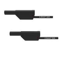 rs-vsfk-8500-25-50-sw Schutzinger Test lead, 32A, 1kV, Black, 50cm Lead Length